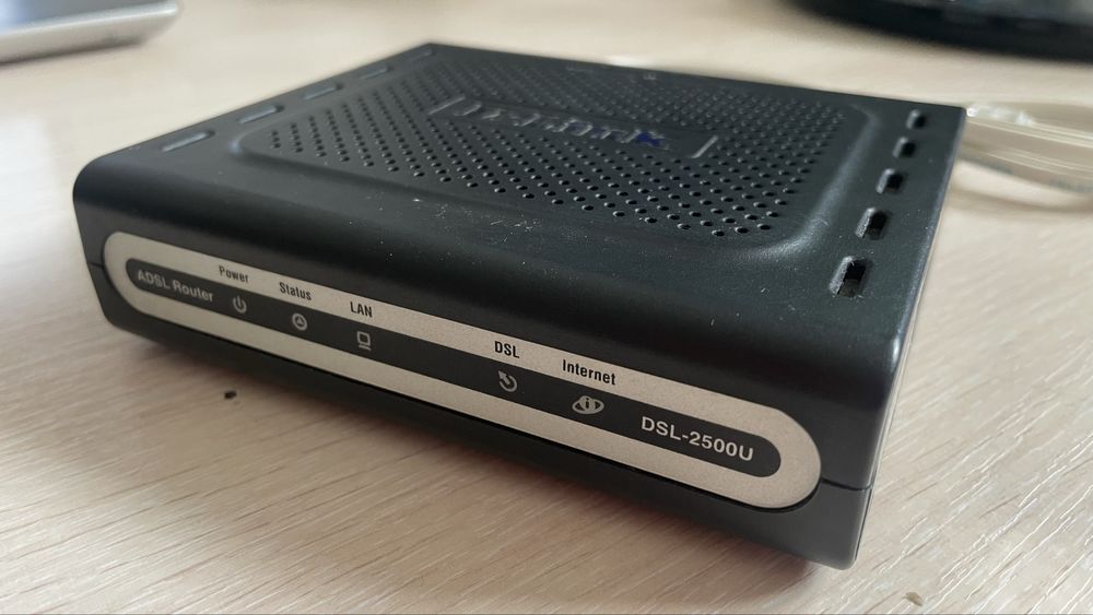 ADSL модем D-Link DSL-2500U полный комплект