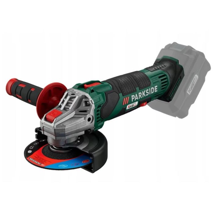 Акумулаторен ъглошлайф парксайд parkside четков 20 волта