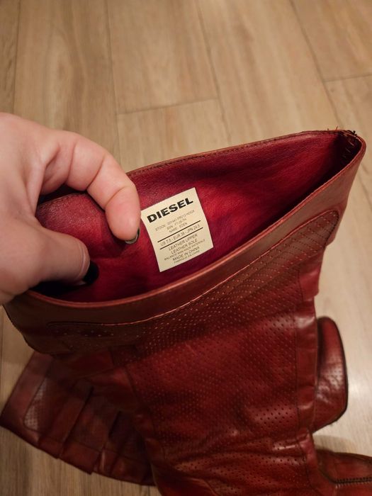 Ботуши Diesel, естествена перфорирана кожа, 38 номер