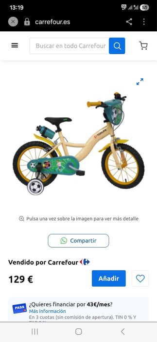 Bicicleta 14 inch
