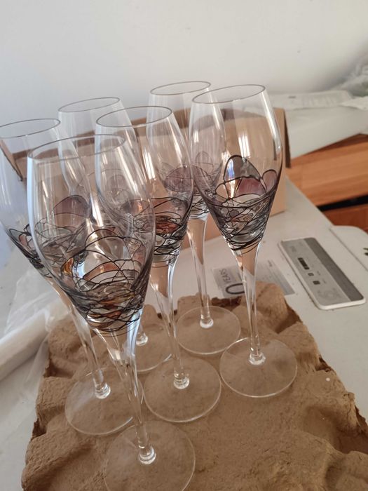 Pahare șampanie vechi