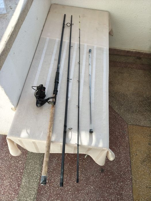 Lanseta Okuma C.B. Feeder, 3.60m, 60-120g, 3+3buc + Okuma Ceymar XT 40
