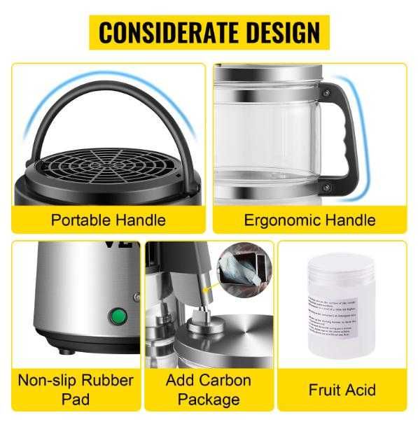 VEVOR™ 4л ИНОКС Дестилатор за Вода Дестилация на Вода Дестилирана Вода