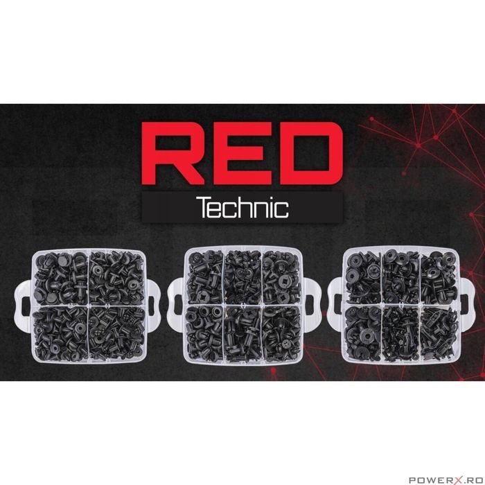 Set demontare tapiterie, 620 elemente, Red Technic