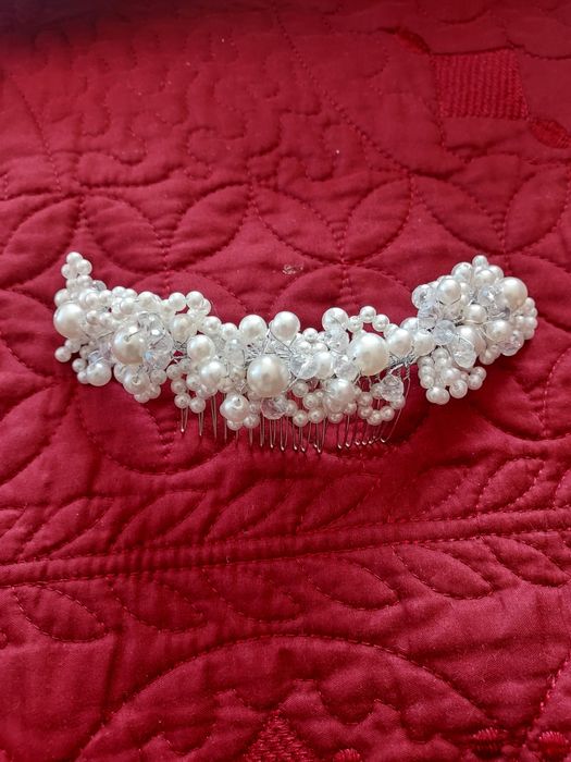 Diadema mireasă din perle
