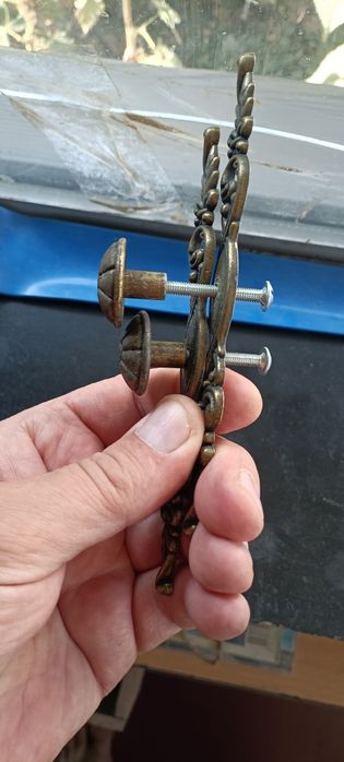 Винтажные ручки латунный