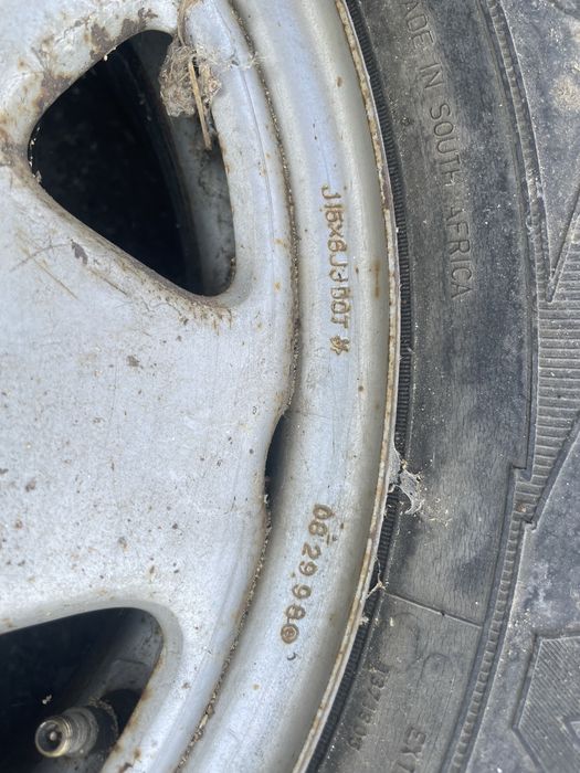 Гума с джанта (резрвна ) за HONDA  CR-V / хонда ЦРВ първа  генерация  15 цола