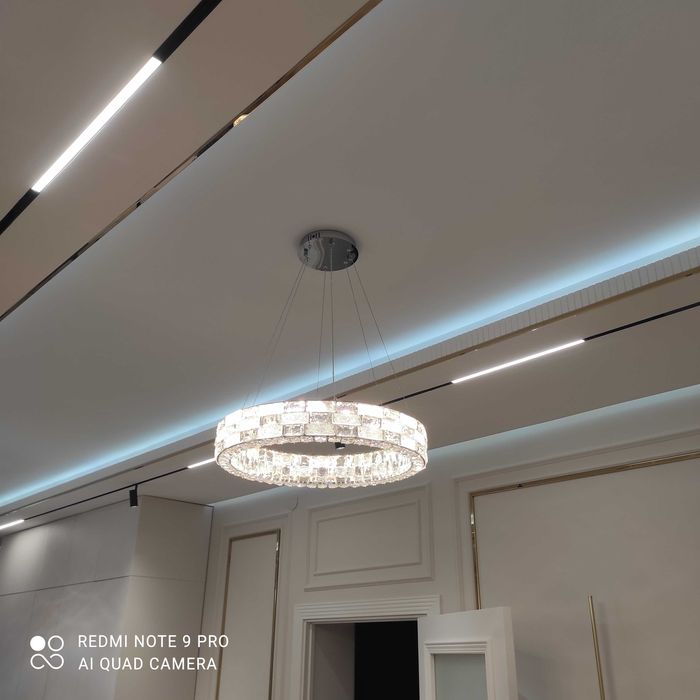 Установка люстры, услуги электрика