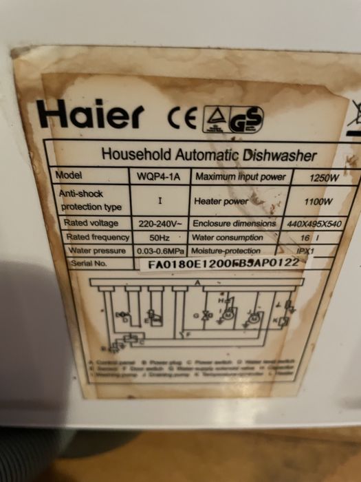 Съдомиялна Haier