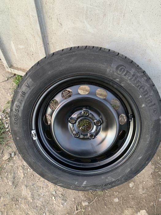 Roata de rezerva 16 inch NOUA vw audi skoda 5 x 112 cauciuc 205 55 16
