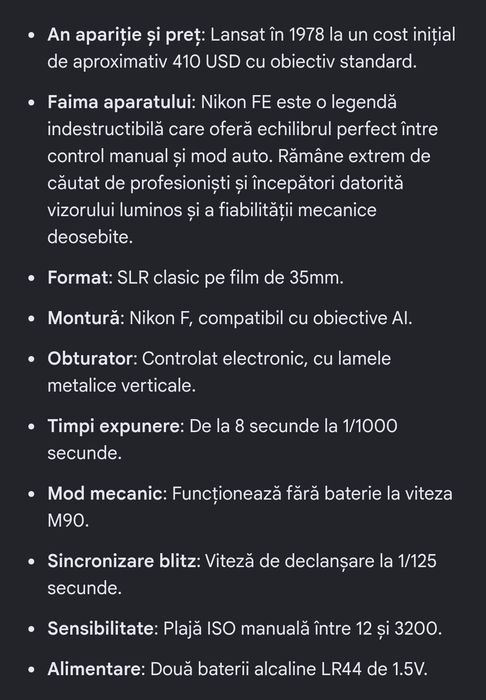 Nikon FE  DOAR body.