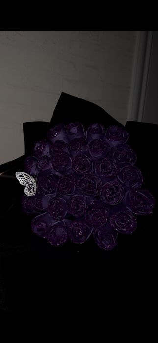 Цветы блестящие искуственный