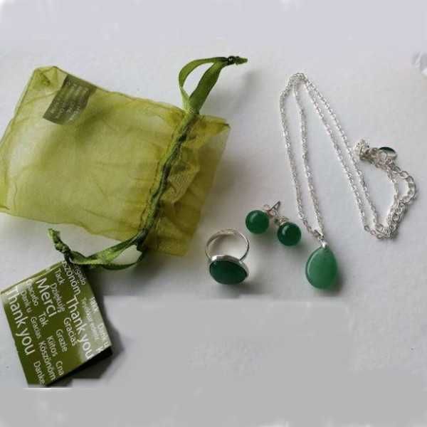 Комплект колие с обици и пръстен Ив Роше LBVYR