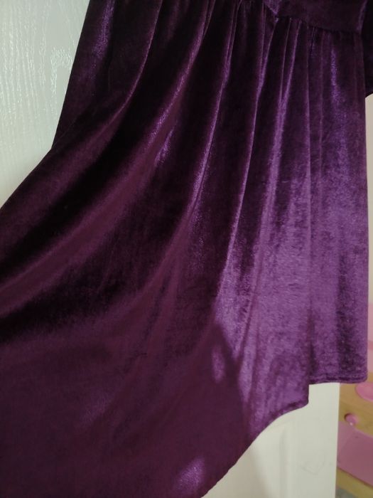 Rochie catifea mov