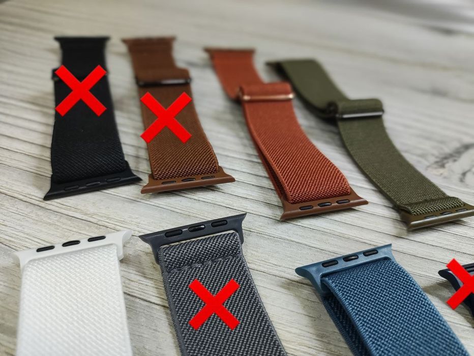 Ремешок Нейлоновый Apple Watch 42,44,45,49мм мужской