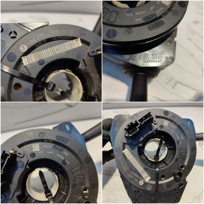 Ansamblu manete comenzi volan + spiră Mini One / Cooper / Clubman R55 9253767 2011 / [2006-2014] / (5A3)