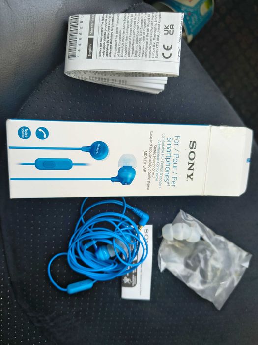 Căști Sony MDR-EX15AP, jack 3.5, că noi