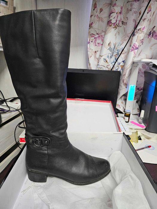 Ботинки осенние р 39. Кожаные