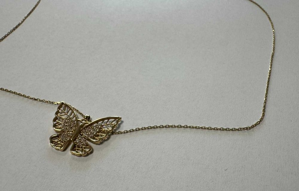 Златно колие с Висулка 2.02гр  45см