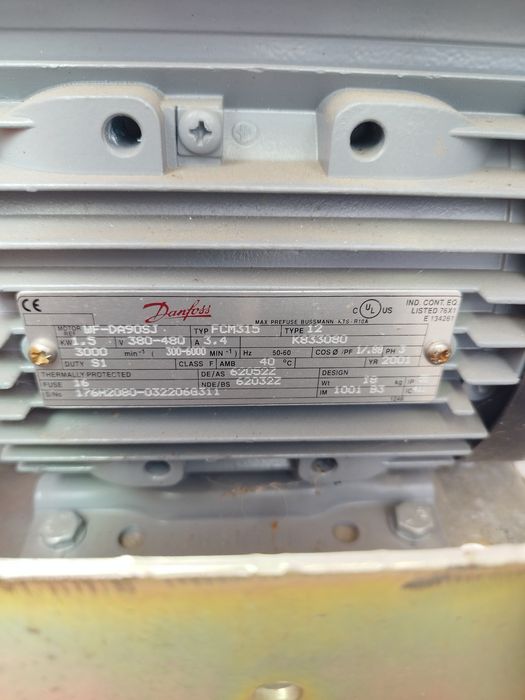 Motor electric inverter  Danfoss , 380 v