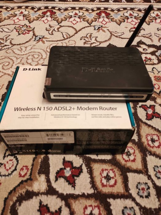 Модем роутер D-Link  Wireless N 150 ADSL2
