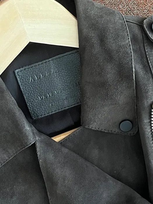 Jacheta dama Allsaints - piele/suede
