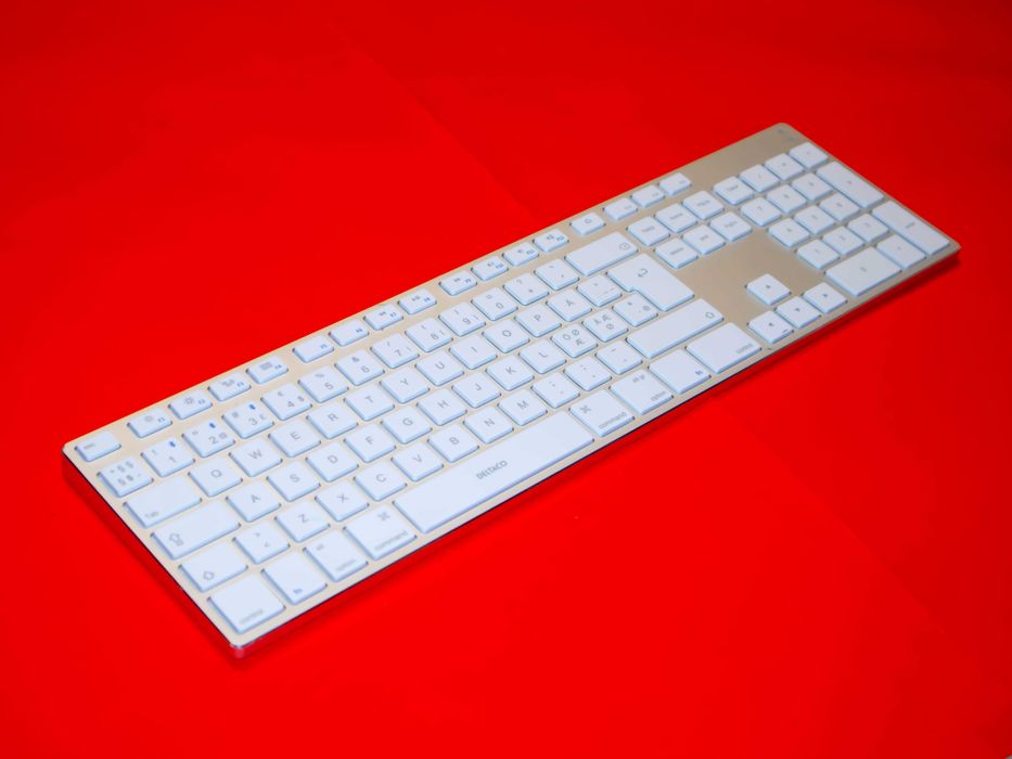 DELTACO TB-402 Bluetooth алуминиева клавиатура Mac iOS Nordic layout