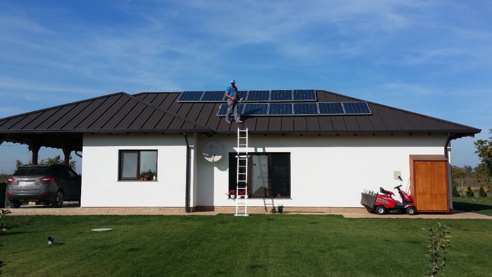Instalatie PANOURI FOTOVOLTAICE Solare de Curent Energie Electrica