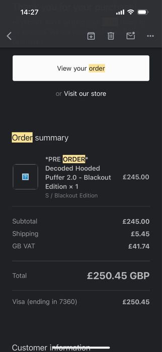 Trapstar Decoded 2.0 Hooded Puffer Jacket ОРИГИНАЛНО