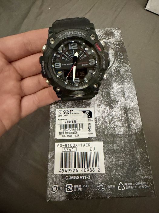 CASIO G-Shock Mudmaster GG-B100X-1AER Carbon