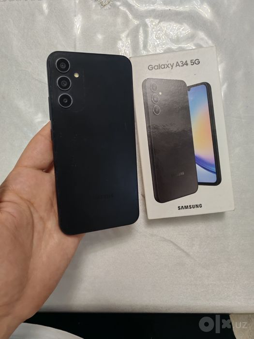 Samsung Galaxy A34 5G 8+8/256GB Black Original Igravoy Karobka Yaxshi
