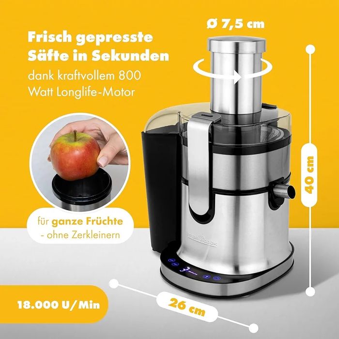 Нов сокоизстисквачка за плодове и зеленчуци ProfiCook, PC-AE 1156