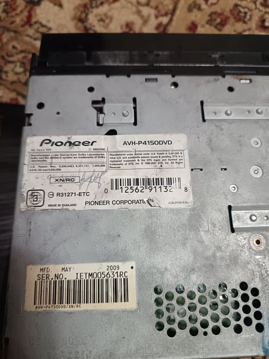 Магнитола Pioneer+колонки с панелью на джентру и ласетти.