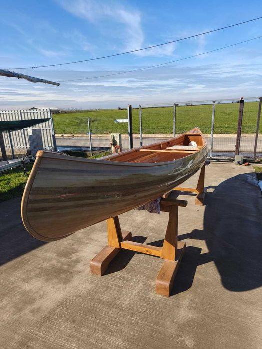 Canoe Custom 4.9m – Lemn de Tei & West System Epoxy – Noua /Premium