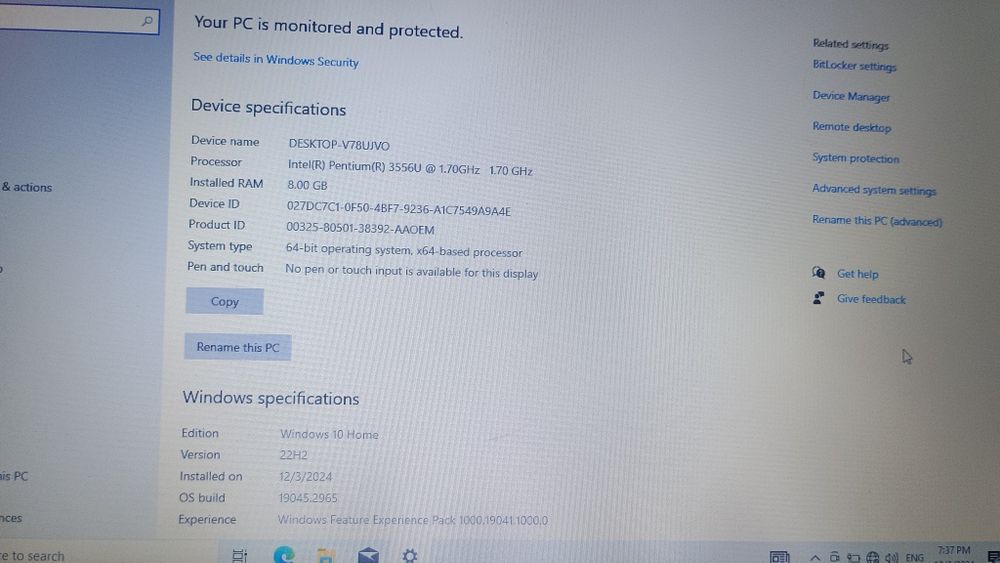 Acer aspire es1 - 571 P9US