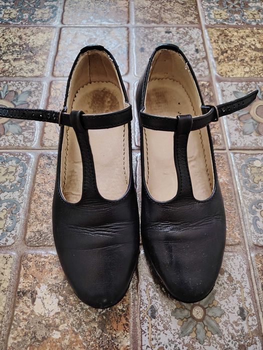 Pantofi  piele dansuri populare fete 32-33