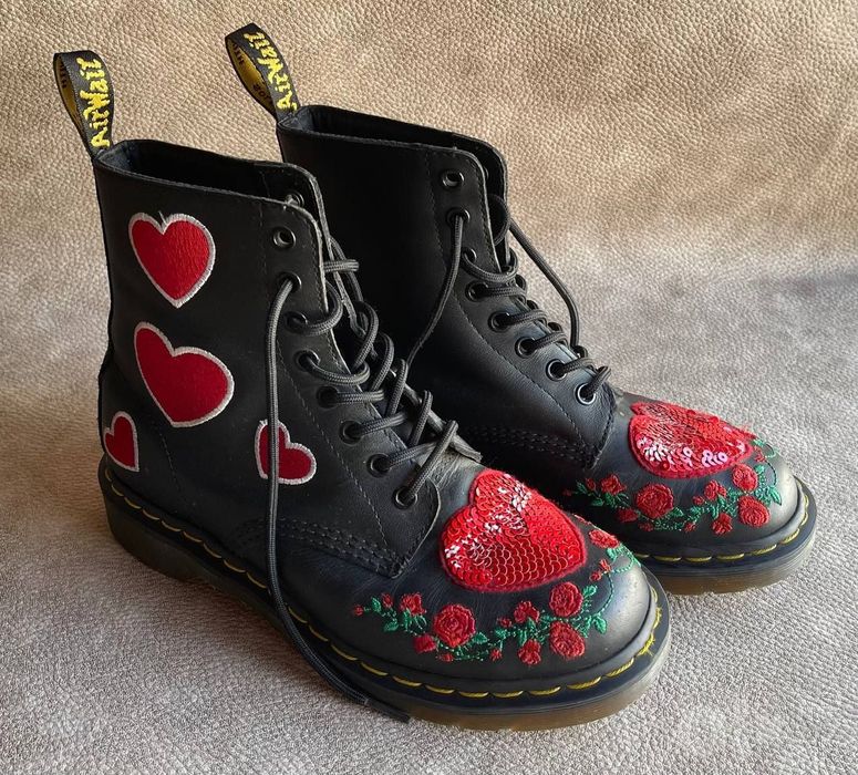 Оригинальные Ботинки Dr. Martens 1460 Pascal Hearts