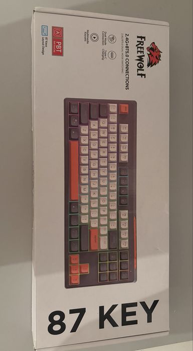 Клавиатура FreeWolf K87 Безпроводной