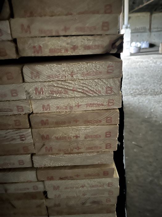 Шведски Дървен Материал Калиброван 125/63мм 4.20м.