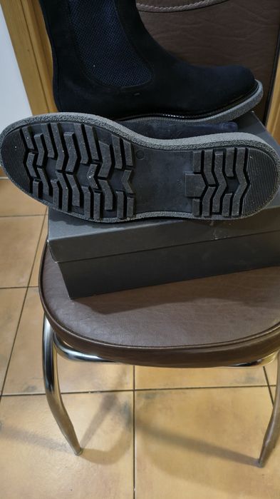 Ghete Musette piele întoarsă