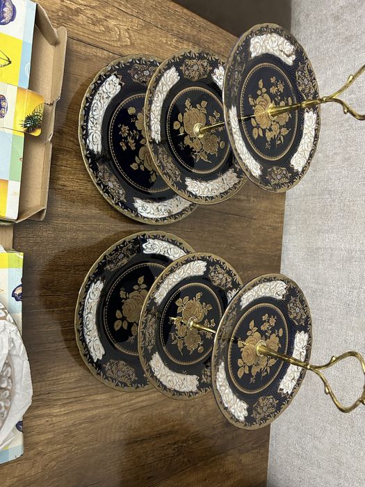 Тарелка этажерка 4 шт. Писта канфет бодом учун