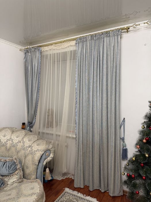 Продам шторы и тюль с гардинами