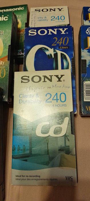 Видеокасети  използвани Sony, Panasonic , TDK