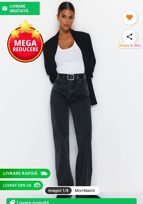 Jeans trendyol marimea 38 (36)