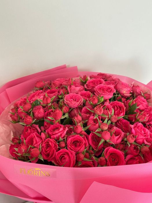 Цветы свежие, 3 вида букета