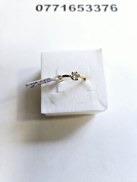 Vand inel dama din aur 14 k 2.45 g cod 660