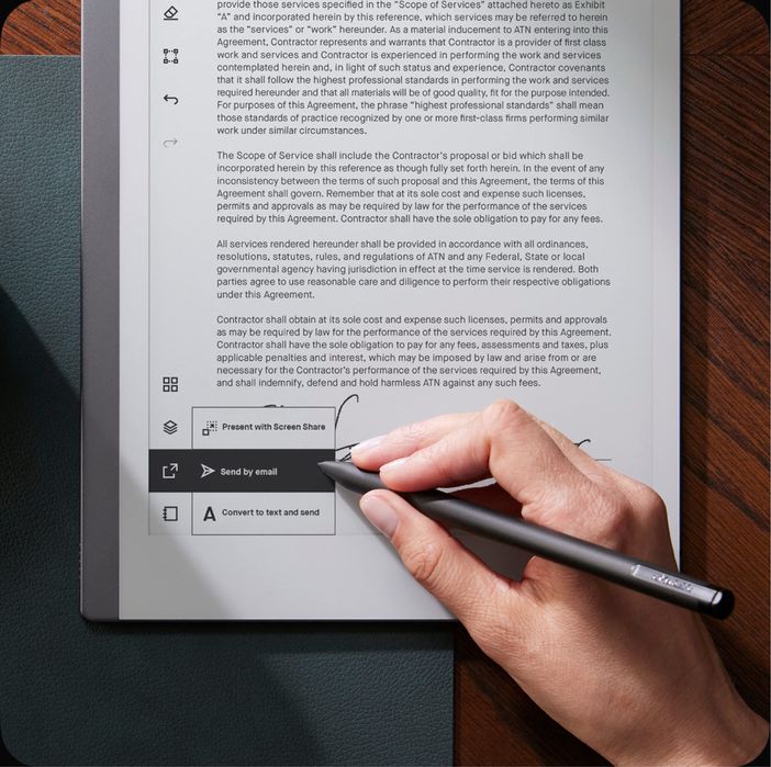 Remarkable 2, чехол, карандаш