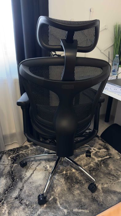 Scaun ergonomic Sihoo Doro C300, negru, în stare perfectă Birou & Gaming