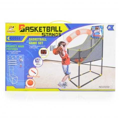 Баскетболен кош с мрежа и електронно табло