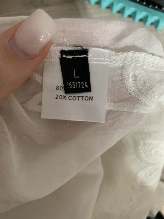 Белая кружевная майка D&G оригинал